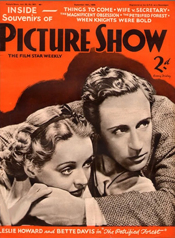 lesliehoward_bettedavis_petrifiedforest_1936_picture_show_1936_09_19_cover