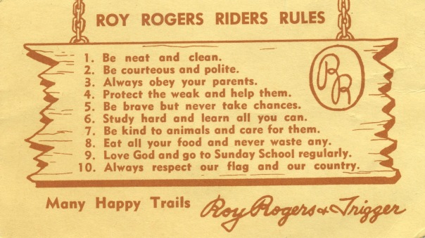royrogers_riders_club_rules